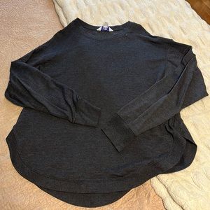 Womens gray workout shirt